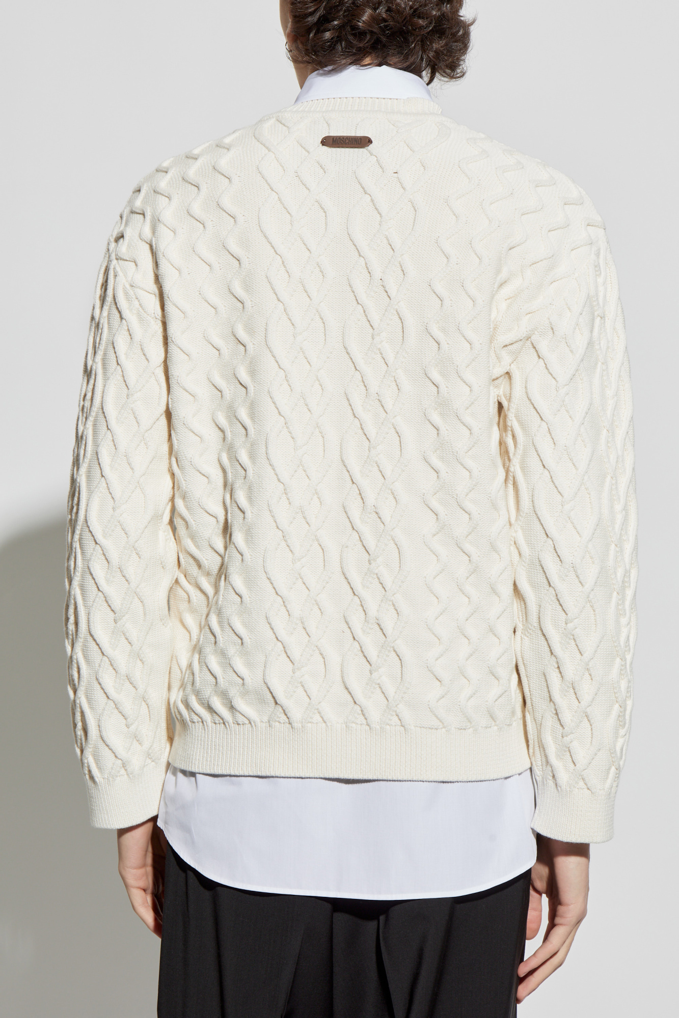 Moschino Sweater with decorative knit | Men's Clothing | Vitkac